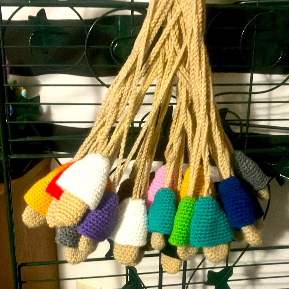 Crochet holder $15.00 each